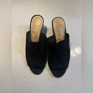 Sam Edelman Women's Orlie Open-Toe Block-Heel Mules